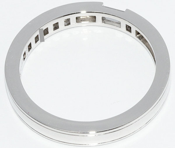 ハリーウィンストン 指輪 Pt950 ダイヤ8P(約0.22ct) トラフィックアクセント バンドリング WBDPACRFTRF_の画像4