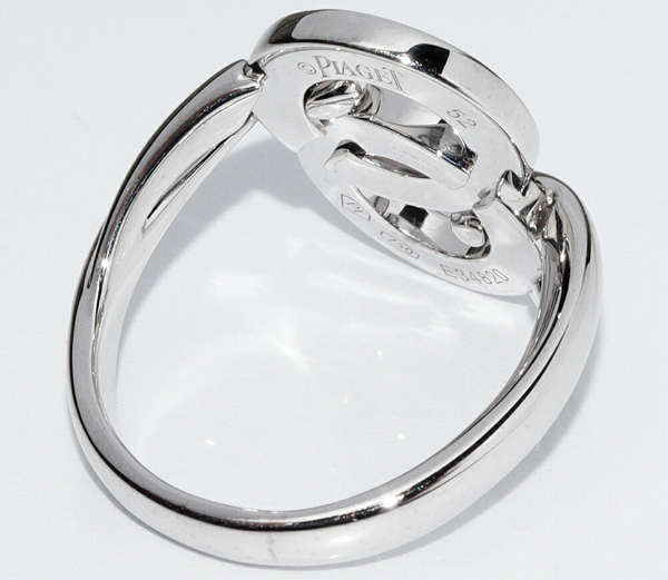  Piaget ring K18WG diamond 12P Flat poseshon ring G34PQ950_