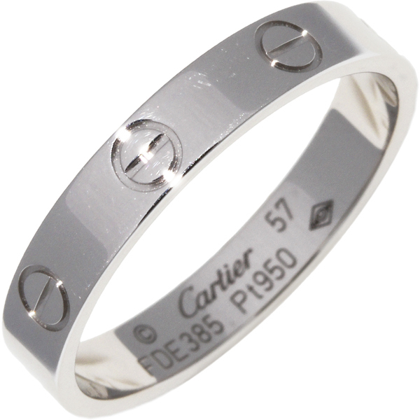  Cartier ring Pt950 Minya b ring Rav wedding ring B40853_