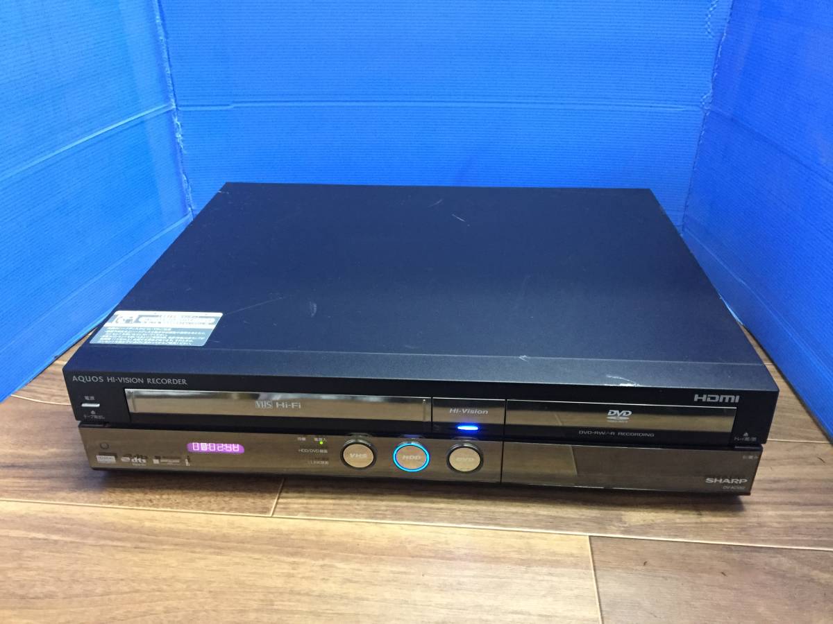 SHARP DV-ACV52 VHS/HDD/DVDレコーダー 中古品686_画像3