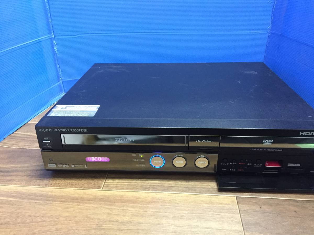 SHARP DV-ACV52 VHS/HDD/DVDレコーダー 中古品 707の画像2