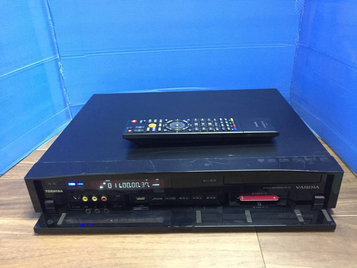 東芝 TOSHIBA DVD/HDDレコーダー RD-X9 　純正リモコン付　中古品1026_画像3