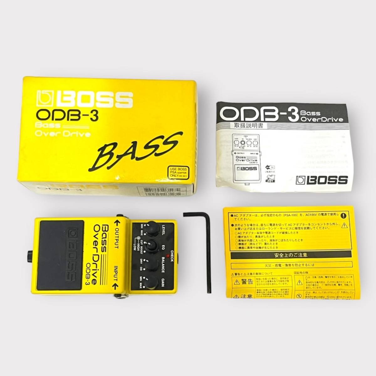 1円出品 【売り切り】BOSS Bass OverDrive ODB-3_画像1