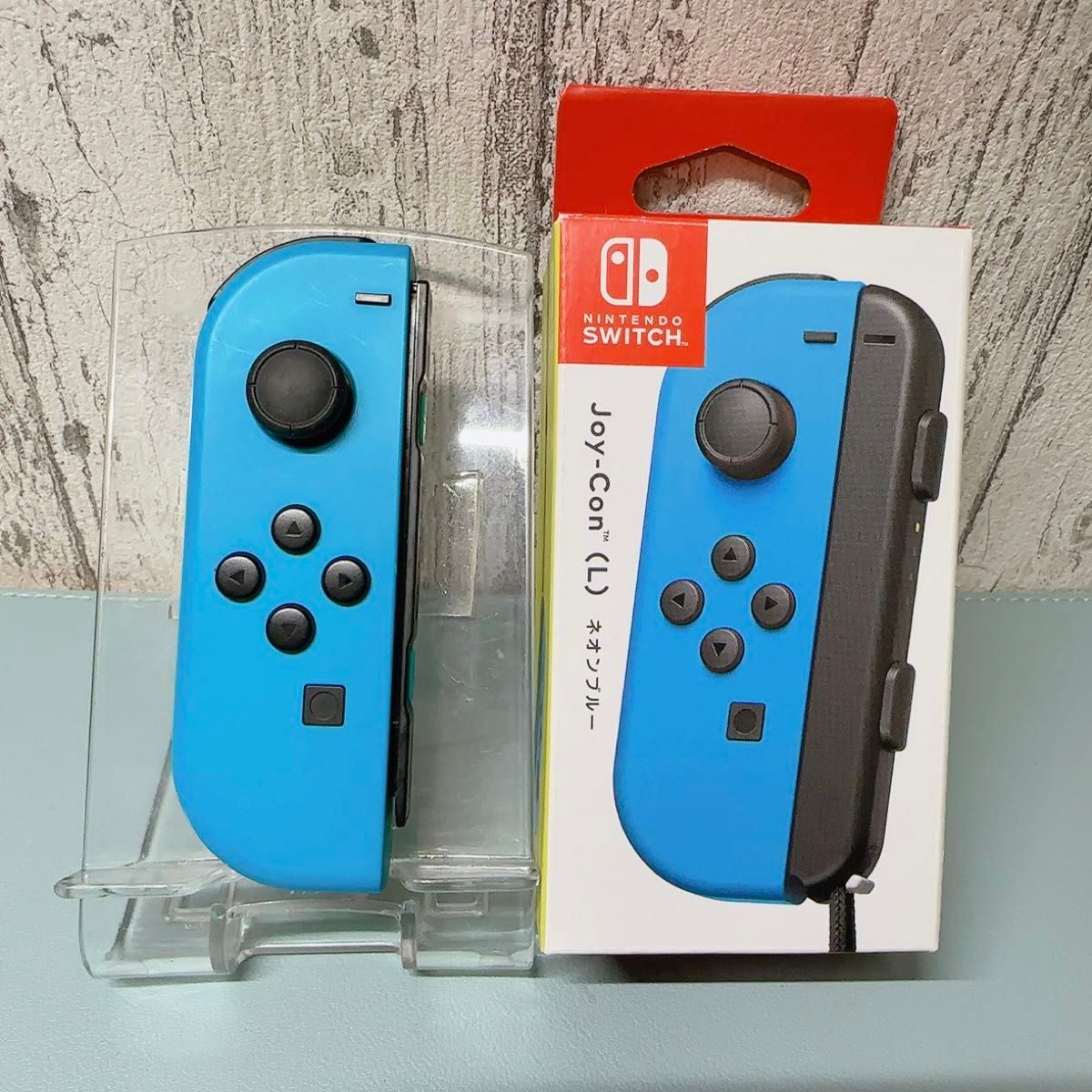 美品 人気カラー ブルー Switch 左ジョイコンJoy-Con