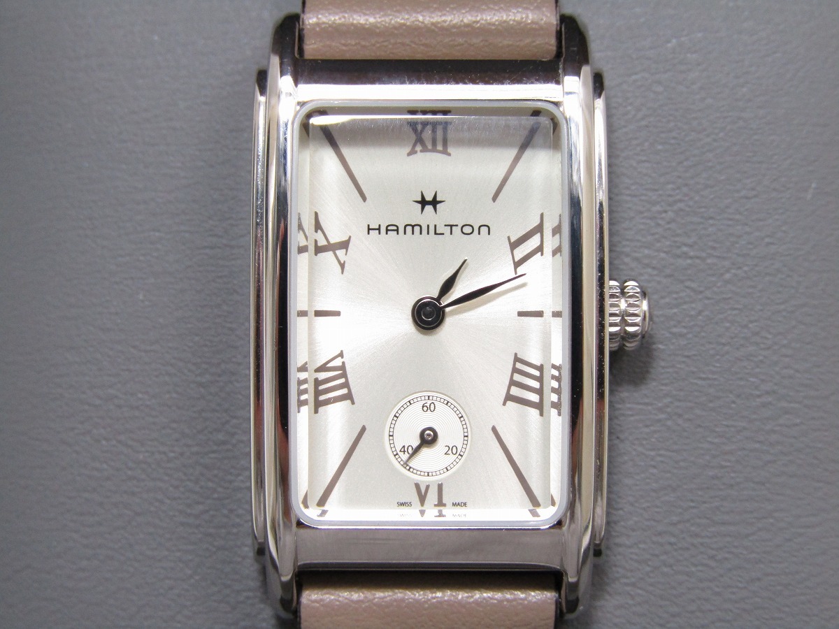 稼働品 ハミルトン アードモア スモセコ レディース腕時計 H112210 美品_画像1