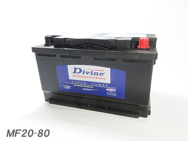 MF20-80 Divineバッテリー 58043 EPX80 94R-6 互換 BMW 3シリーズ E46 318 320328i 328ci 330i 330ci 330xi / X3 E83 X5 E53_画像5