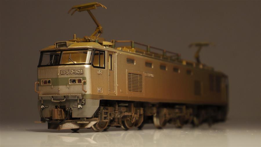  【ウェザリング】TOMIX 9170 EF510-500 電気機関車 (JR貨物仕様・銀色)_画像1