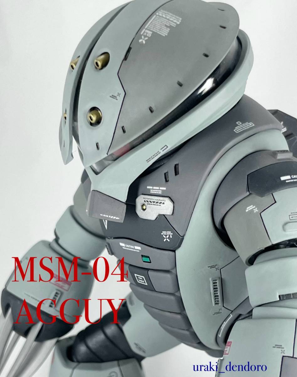 Yahoo!オークション - 1/144 HGUC MSM-04 アッガイ 改修塗装済み Yahoo!オークション - 1/144 HGUC MSM-04 アッガイ 改修塗装済み