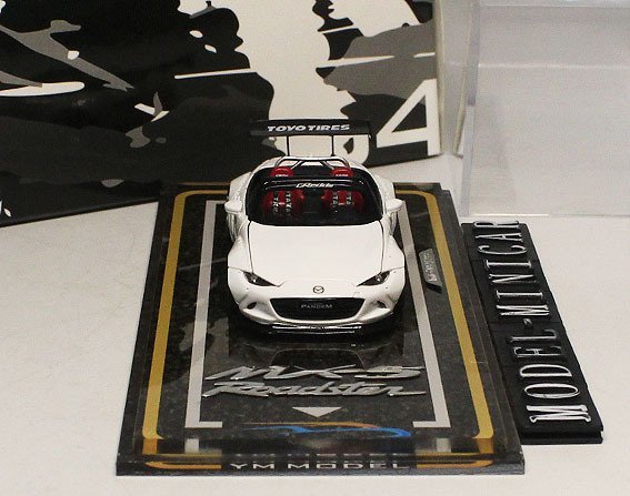 ▲入手困難！白！YMODEL 1/64 アテンザ MAZDA MX-5 MX5 Roadster PANDEM パンデム Rocket Bunny 限定品_画像2