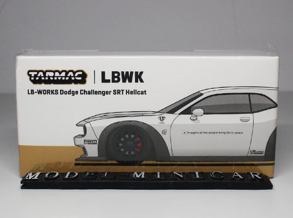 ▲超希少！限定品！Tarmac Works 1/64 LB-WORKS Dodge Challenger SRT Hellcat White T64G-TL039-W LBWK TW 新品_画像1