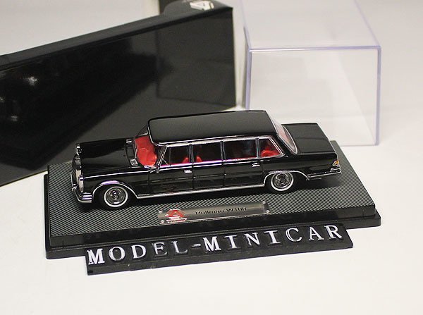 ▲超希少！限定品！YUANLI 1/64 メルセデス ベンツ Benz 600 Pullman W100 黑赤 新品_画像4