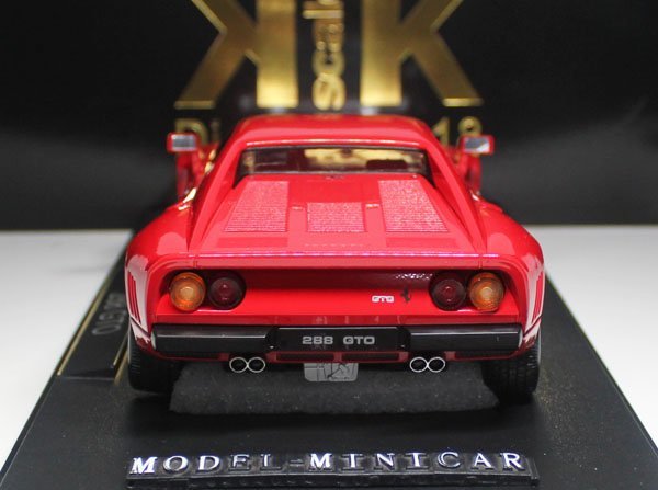 ▲入手困難！KK 1/18 フェラーリ Ferrari 288 GTO 1984 赤_画像3