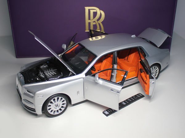 ▲超絶版！Silver！RR 1/18 ロールスロイス Rolls Royce Phantom ファントム 8 VIII 新品_画像1