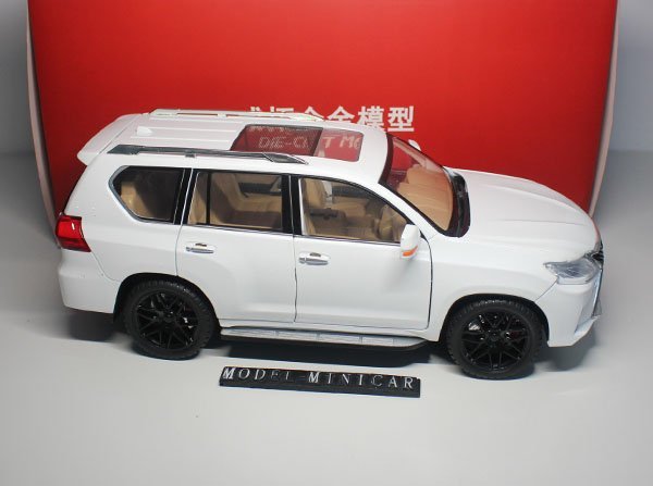 ▲超希少！White！金属製！WT 1/18 レクサス Lexus LX LX570 SUV 新品_画像2