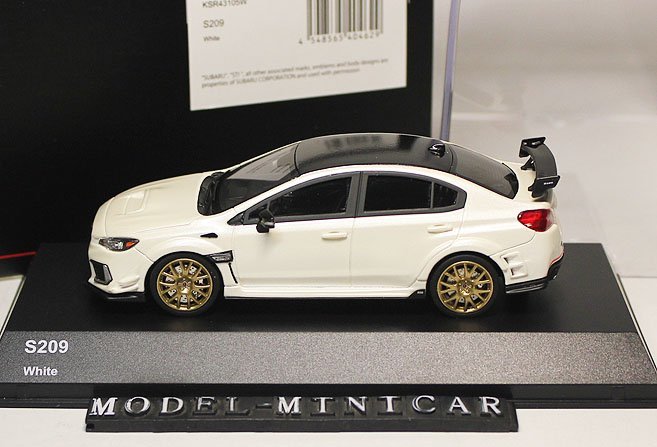 超可愛 △Resin Model！白！世界限定400台！Kyosho 1/43 スバル Subaru