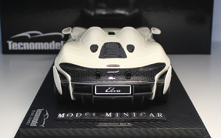 ▲入手困難！White！限定品！Tecnomodel 1/18 マクラーレン McLaren ELVA 2022 Resin Model