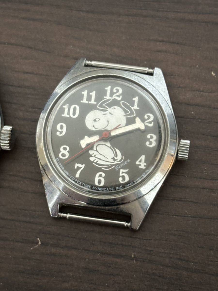 SNOOPY スヌーピー 腕時計 1958 セット アンティーク DUSTPROOF 120418 M ジャンクの画像3