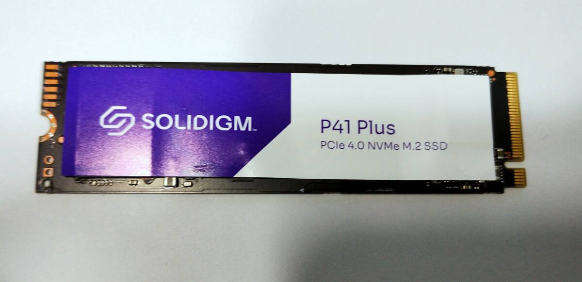 ●SOLIDIGM P41 Plus 1TB●M.2 2280 NVMe SSD●PCIe Gen4.0×4●ソリダイム_画像4