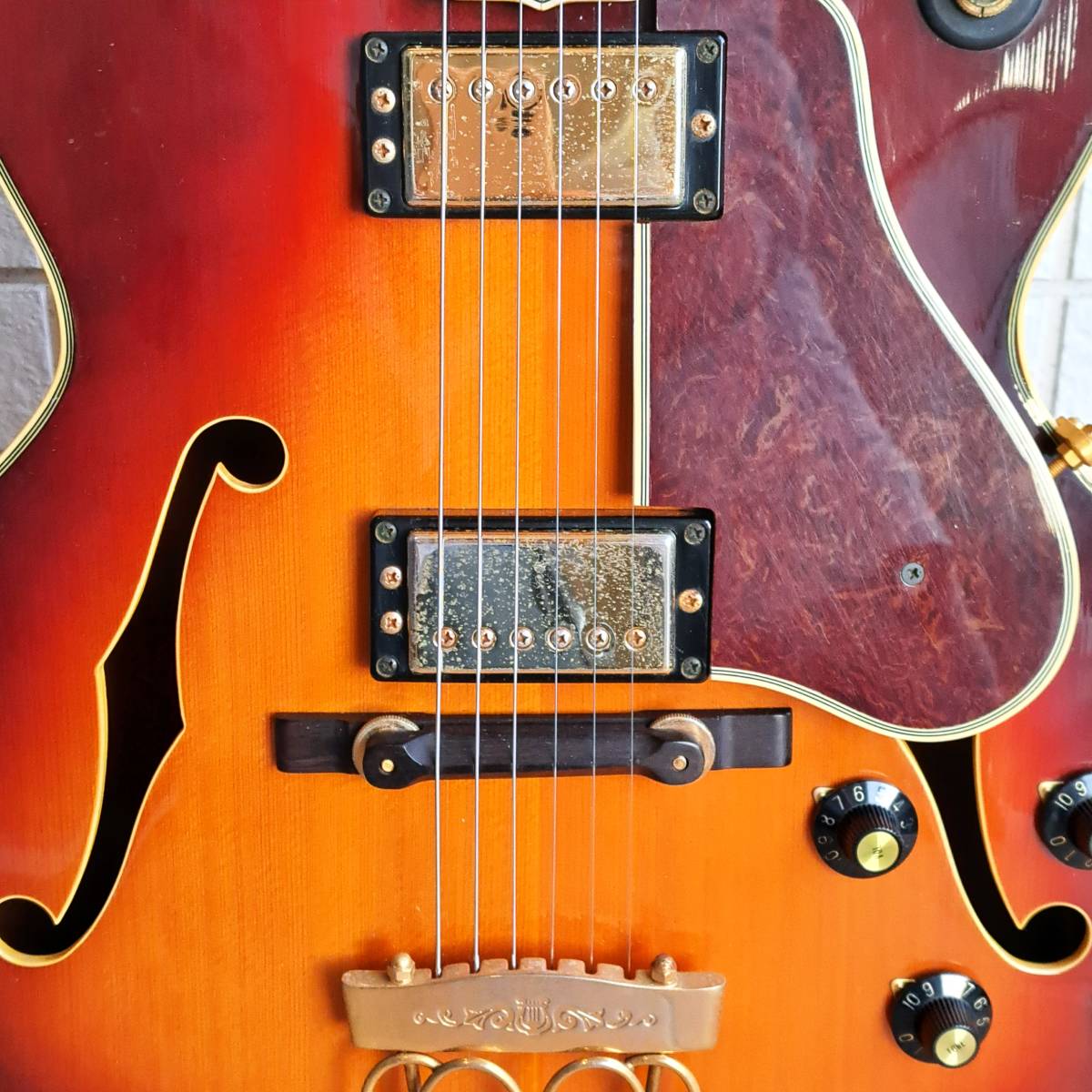 ■YAMAHA AE2000 ヤマハ フルアコ 1977-1978年製 ジャパンビンテージ フルアコースティックギター JAPAN VINTAGE 日本製 Gibson GRETSCH_画像6