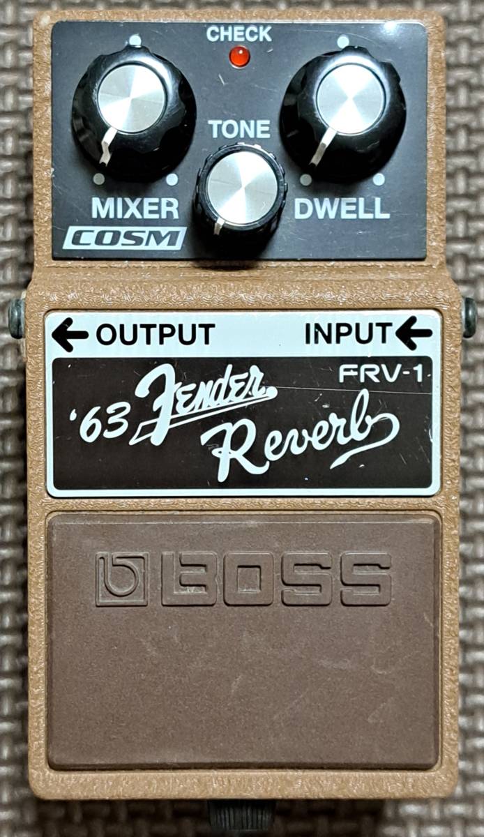 ■BOSS FRV-1 Fender Reverb ボス フェンダー リバーブ スプリング・リバーブ SPRING REVERB Surf Sound サーフサウンド_画像1