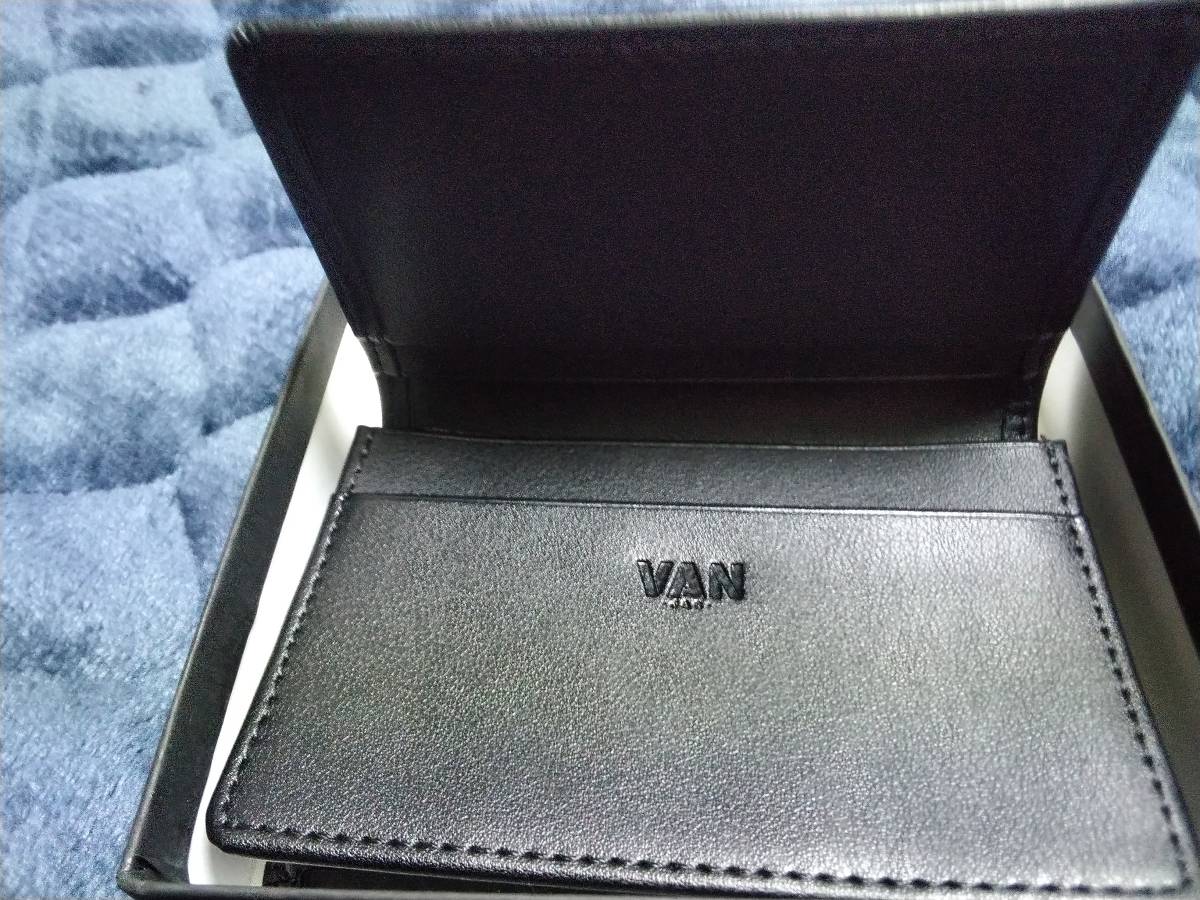 VAN JAC 　70年代VANロゴ　カードケース　ブラック　新品未使用　　　　　アイビー　トラディショナル_画像4