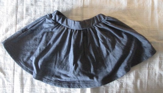 美品 組曲 スカート アンダーパンツ付き グレー 110サイズ 子ども キッズ_画像3