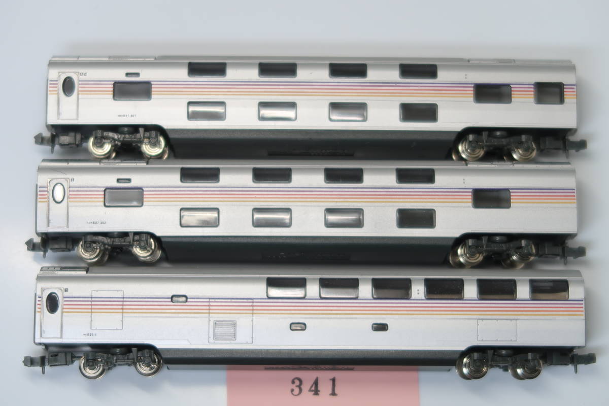 40206-341【客車】TOMIX E26系・カシオペア（3両）【中古品】_画像1