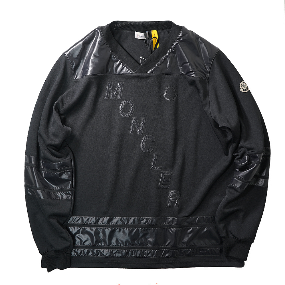 新品115,500円【 7 MONCLER GENIUS FRGMT 】モンクレールジーニアスフラッグメント ジャージースウェットオーバーサイズホッケーTシャツL_画像4