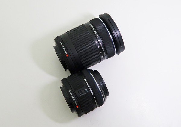 ◇【OLYMPUS オリンパス】M.ZUIKO DIGITAL 14-42mm F3.5-5.6/40-150mm F4-5.6 2点セット 一眼カメラ用レンズ ブラック_画像5