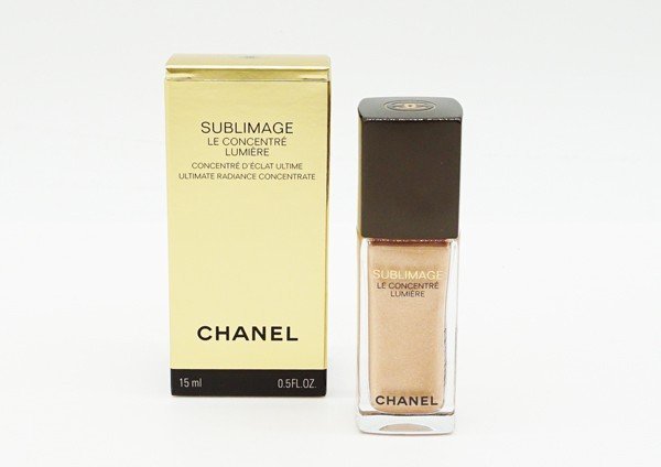 ◇新品同様【CHANEL シャネル】サブリマージュ コンサントレ ルミエール 15ml フェイスカラー_画像1