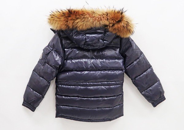 ◇【MONCLER モンクレール】子供服 ダウンジャケット ネイビー 10の画像2