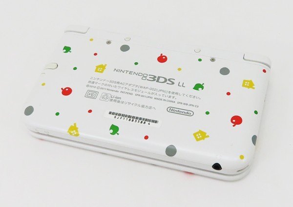 ○【任天堂】ニンテンドー3DS LL とびだせどうぶつの森モデル_画像3