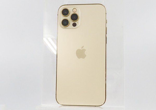 ◇【docomo/Apple】iPhone 12 Pro 512GB SIMロック解除済 MGMH3J/A スマートフォン ゴールド_画像1