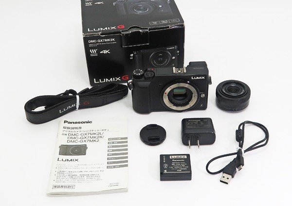 ◇【Panasonic パナソニック】LUMIX 標準ズームレンズキット DMC-GX7MK2 ミラーレス一眼カメラ ブラック_画像9