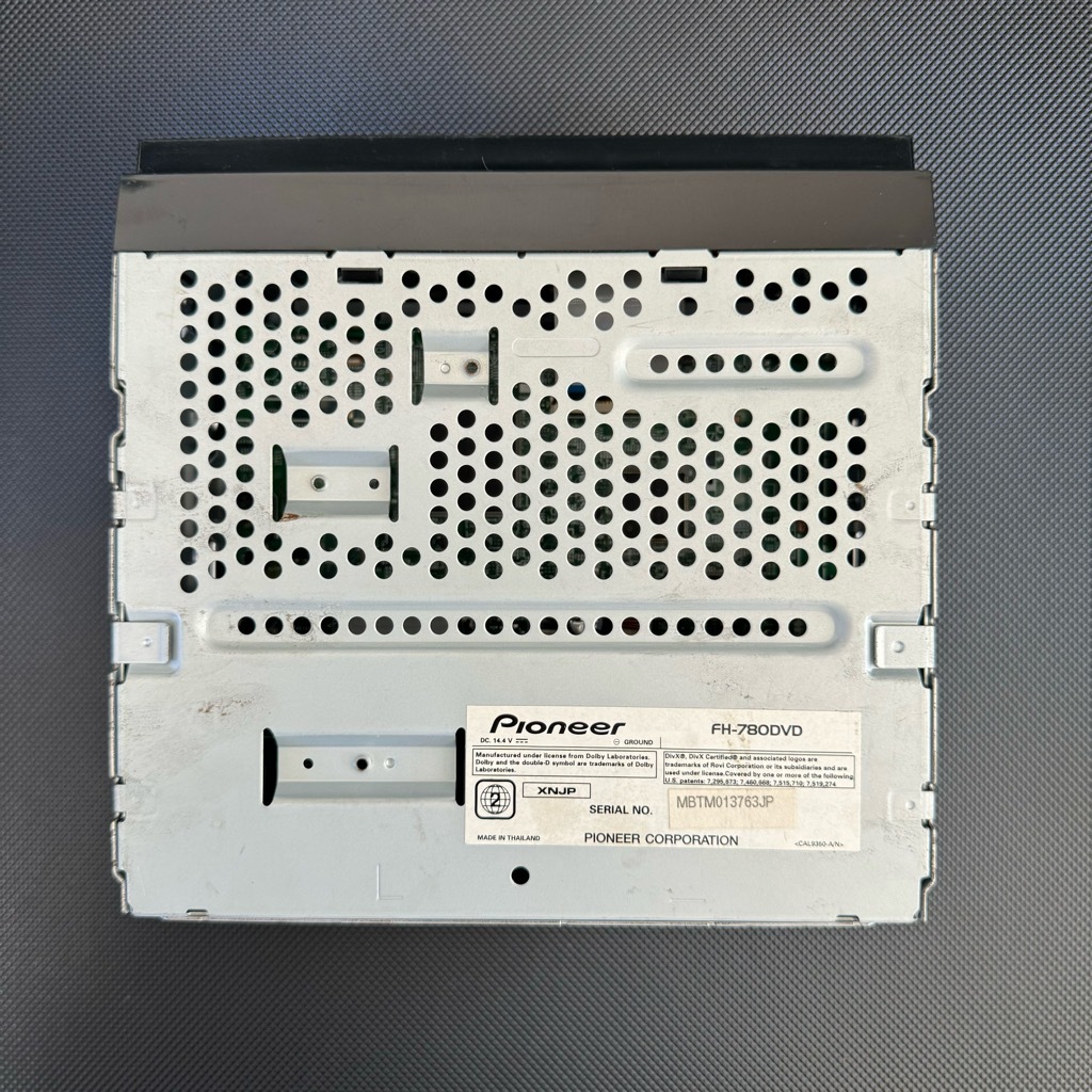 FH-780DVD DVD/CD/USB/AM/FM チューナーメインユニット 2DIN 6.1V型ワイド VGAモニター カロッツェリア パイオニア 送料無料/即決/動作OK _画像5