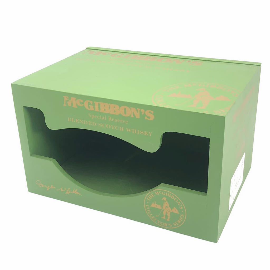 【未開栓】 McGIBBON'S マックギボンズ ゴルフ型 スコッチ ウイスキー 700ml 43% 陶器 ボトル 木箱