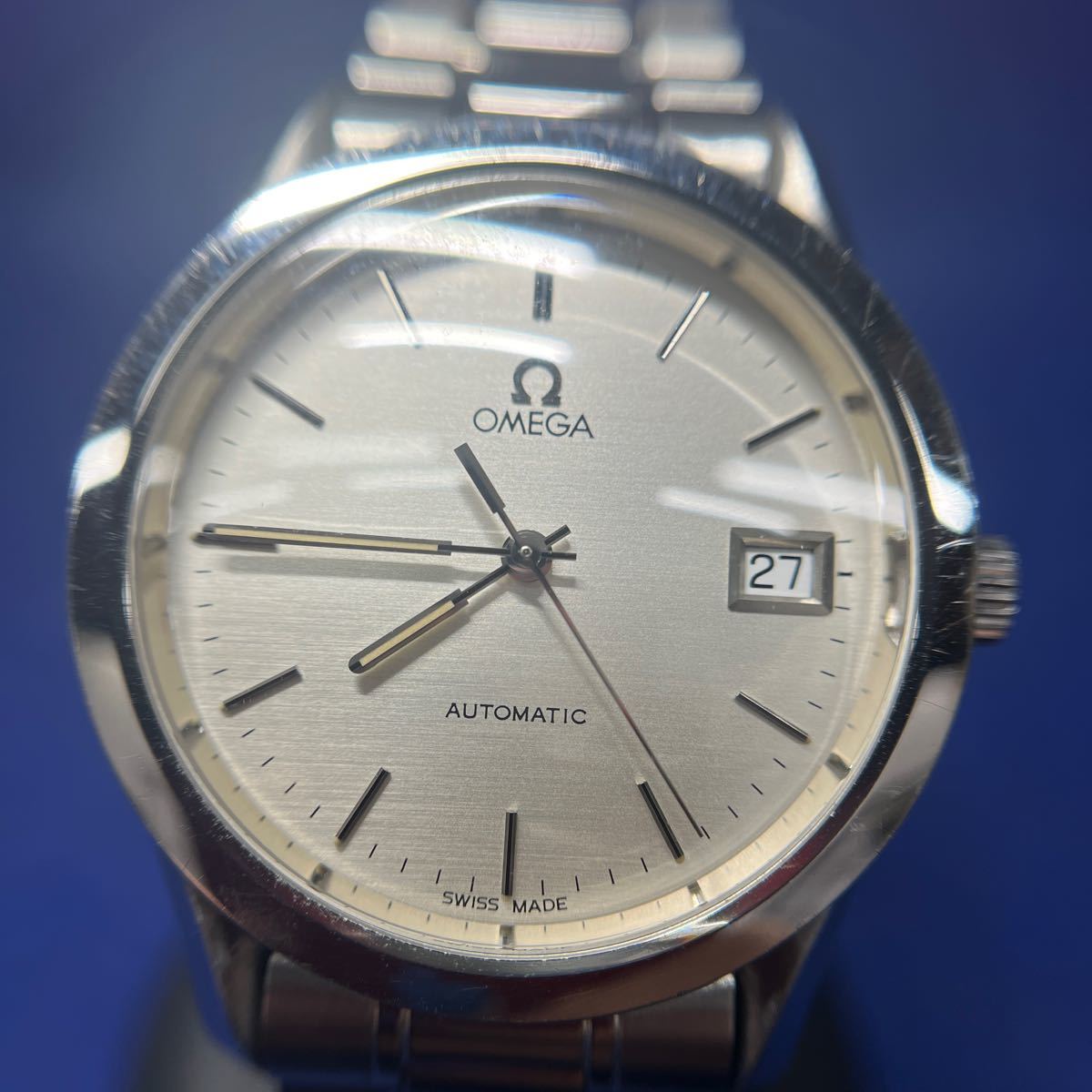 T288【中古品】/ OMEGA オメガ シーマスター 166.0298 自動巻き稼働品 デイトの画像1