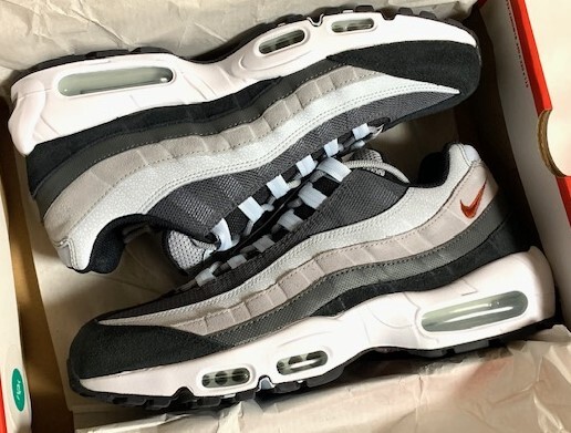 国内正規品 人気 NIKE ナイキ AIR MAX 95 エア マックス 95 メンズ スニーカー Wolf Grey/Black/Blue 日本サイズ28cm DM0011-011 新品本物