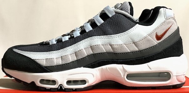 国内正規品 人気 NIKE ナイキ AIR MAX 95 エア マックス 95 メンズ スニーカー Wolf Grey/Black/Blue 日本サイズ28cm DM0011-011 新品本物