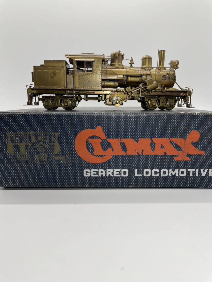 HO UNITED 合同　SCALE MODELS CLIMAX GEARED LOCOMOTIVE MADE IN JAPAN