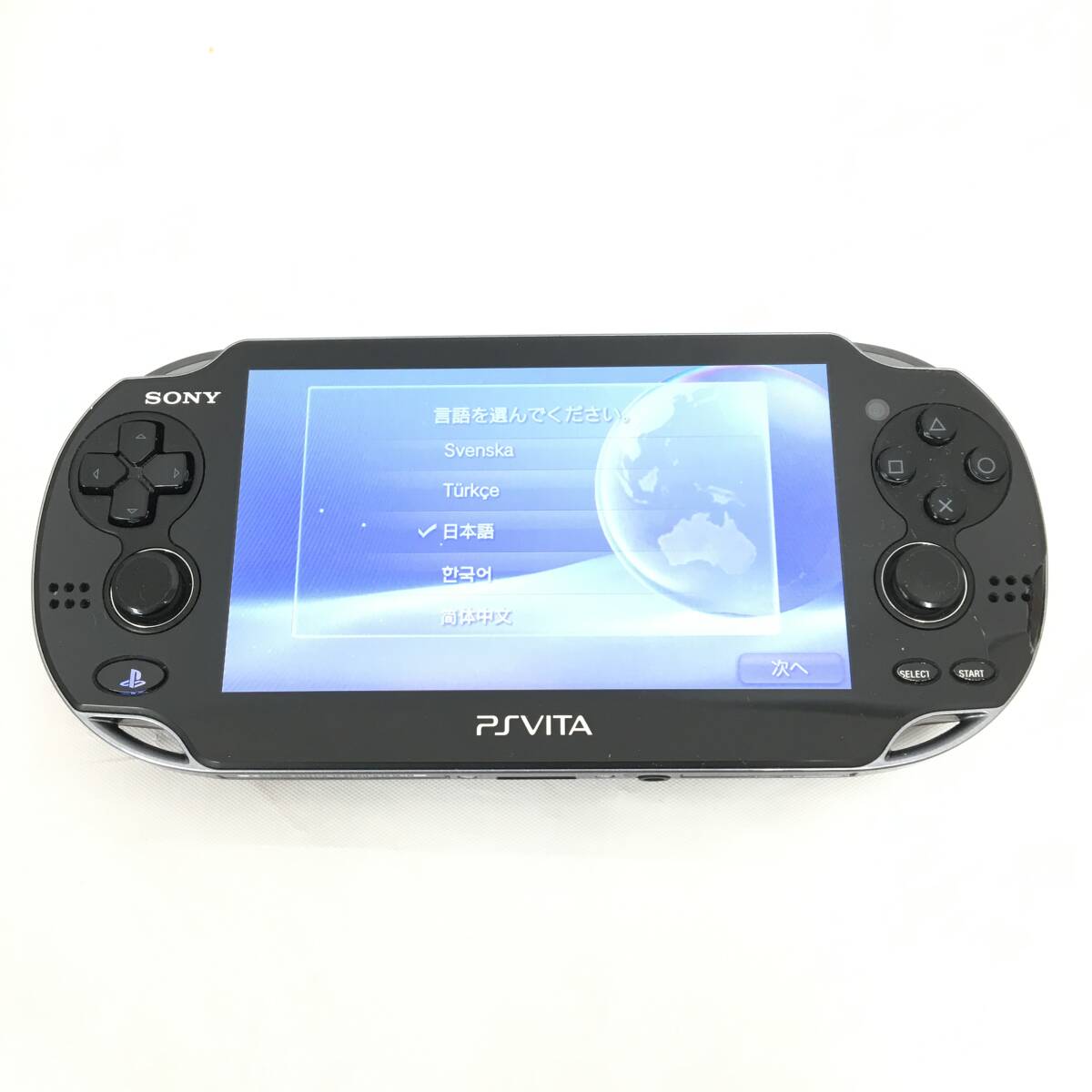 ■送料無料【PSVita PCH-1100 SONY】ジャンク/現状品/本体のみ（S2108）_画像1