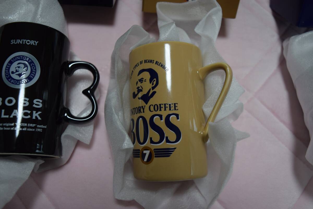 ●サントリー 『BOSS』 コーヒー　マグカップ　３個セット （未使用品）_画像3