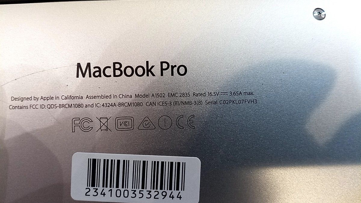 MacBookPro MF839J/A　美品