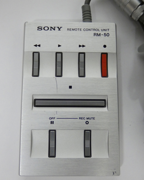 ■SONY TC-Kシリーズ用ワイヤードリモコン RM-50 ジャンク品_画像1