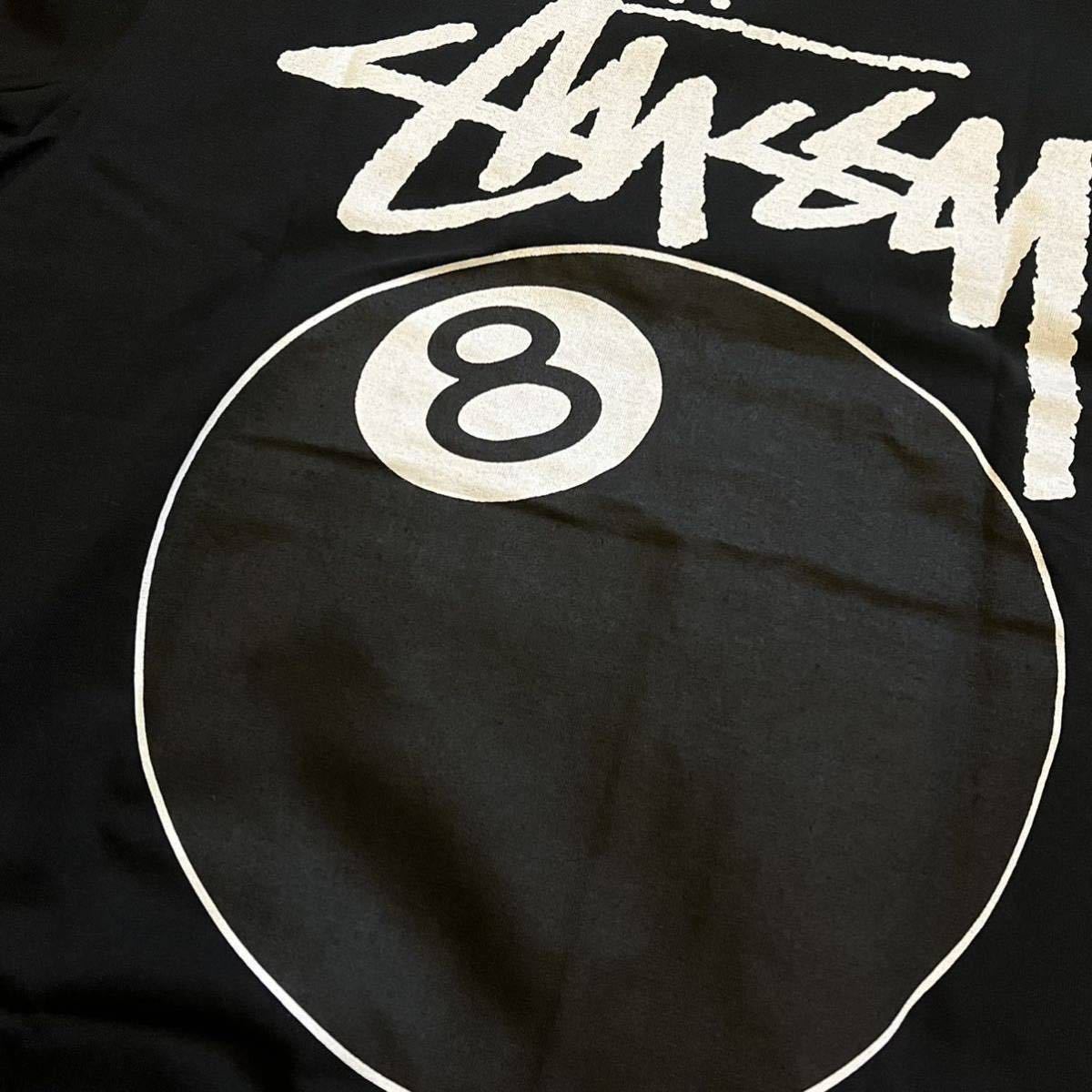 stussy ステューシー メンズ レディース 半袖 Tシャツ 8ボール 黒 M エイトボール ブラック エイトボール_画像4