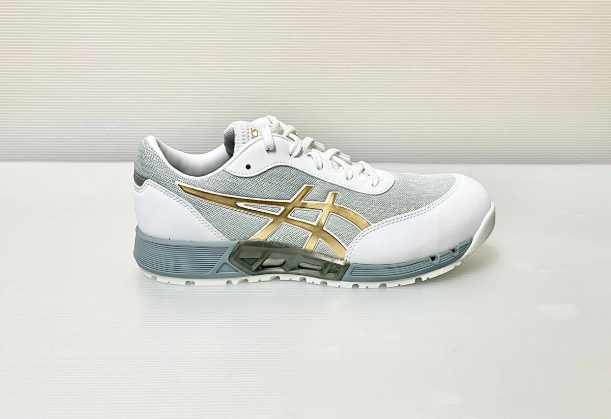 【★新品未使用★】●25.5cm/アシックス(株)/ASICS/安全靴 ウィンジョブ CP212 AC ホワイト×ピュアゴールド/定価:¥15,950(税込)の画像2