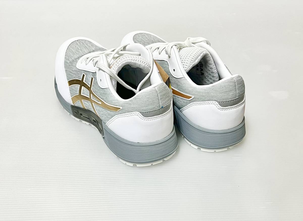 【★新品未使用★】■25.5cm/アシックス(株)/ASICS/安全靴 ウィンジョブ CP212 AC ホワイト×ピュアゴールド/定価:¥15,950(税込)_画像4