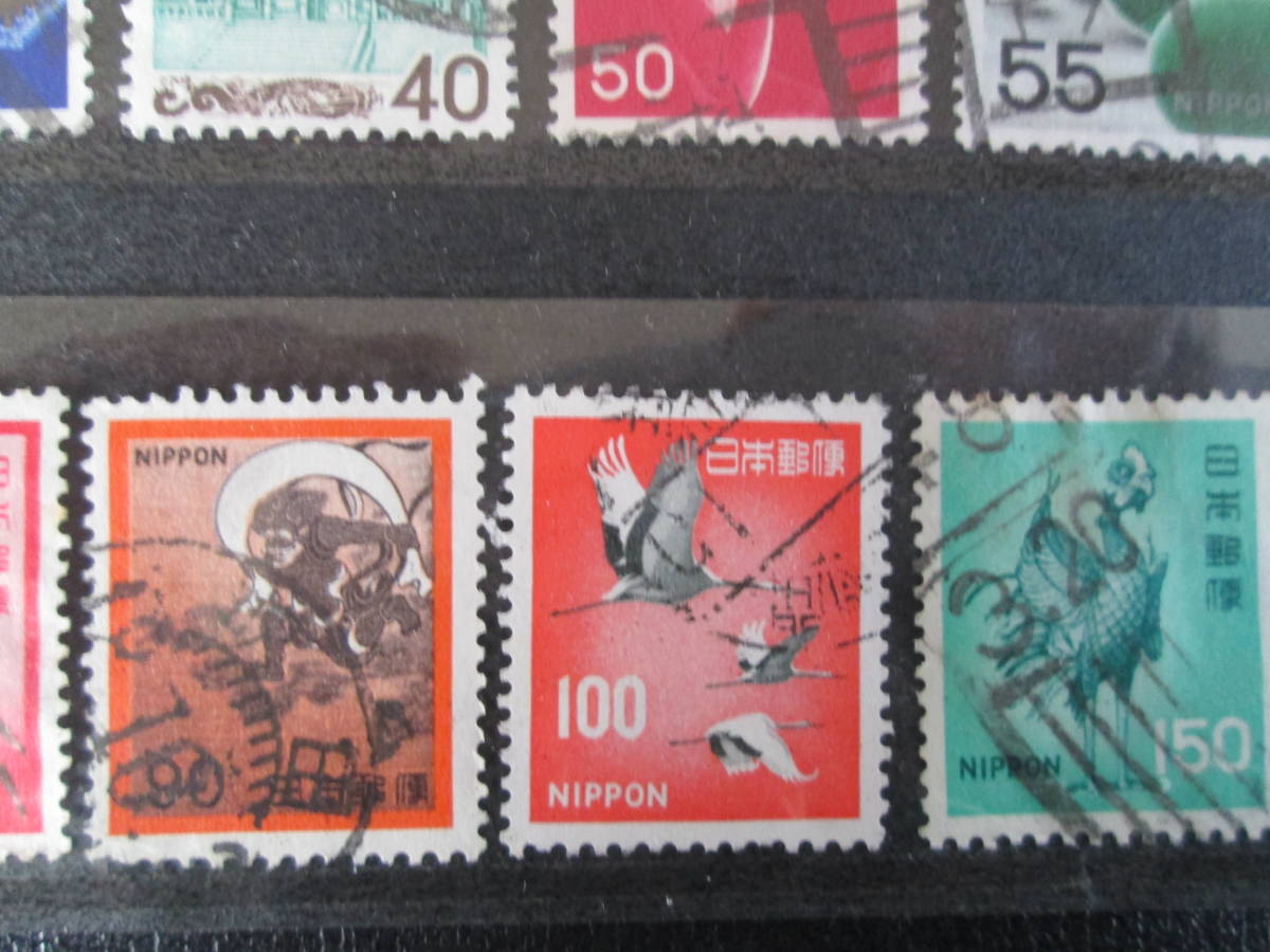 普通切手　 使用済　　　新動植物国宝普 1967年シリーズ 　　18種完揃い 　　18枚_画像5