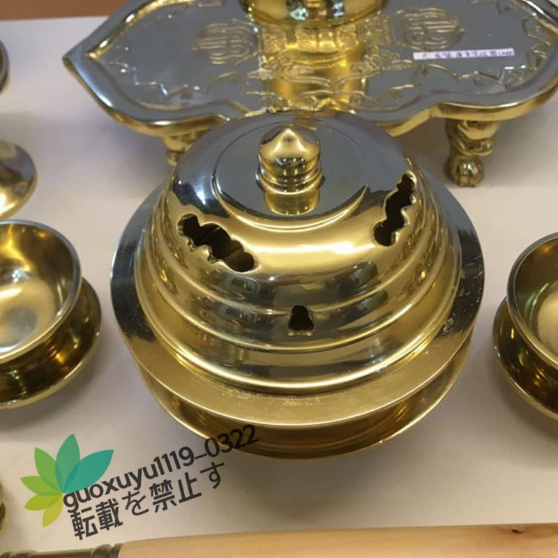 密教法具寺院用仏具前具小々型(一面器)20点セット 密教法具寺院用仏具前具小々型(一面器)20点セット