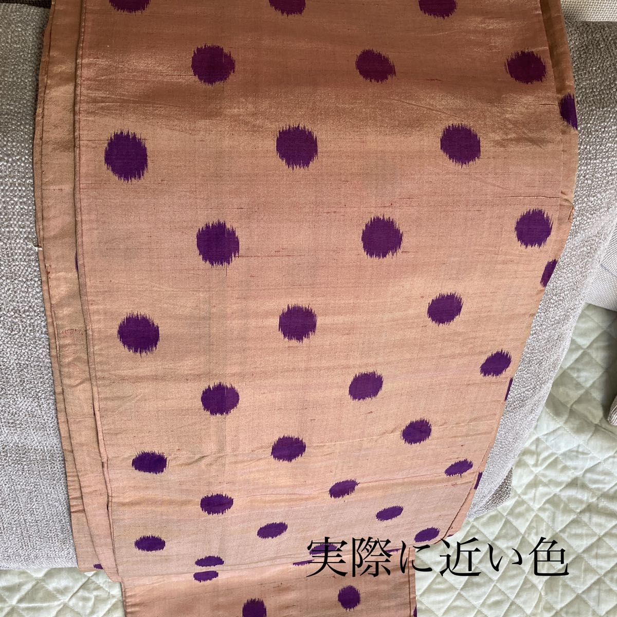 アンティーク着物 銘仙 単衣 水玉 ドット 大正ロマン 単衣 正絹 アンティーク着物 銘仙 単衣 水玉 ドット 大正ロマン 単衣 正絹